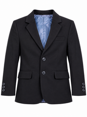Marks & Spencer boys black formal blazer in UK size 9–10 years. Smart tailored M&S suit jacket, perfect for weddings, parties and special occasions.