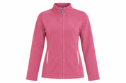 this Marks & Spencer pink fleece jacket in UK XS, featuring a full zip, stand collar, long sleeves and practical front pockets. Perfect for casual everyday wear.