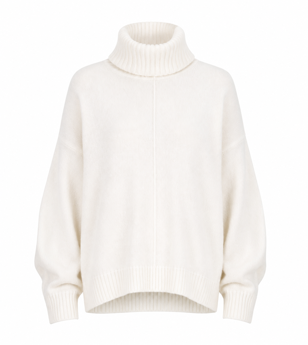 MISS SELFRIDGE ivory turtleneck knit jumper in UK Size 10. A stylish, cozy and versatile women's sweater perfect for casual and winter outfits.