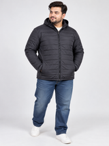 NEW LOOK Men Black Hooded Puffer Jacket