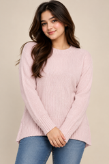NEW LOOK Women Light Pink Knitted Jumper