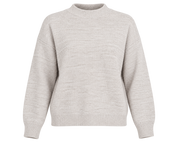 NEW LOOK women’s oatmeal knit jumper in UK Size M. A cosy long-sleeve sweater with a relaxed fit and ribbed detailing, ideal for autumn and winter.