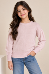 NEXT Girls Pink Knit Jumper