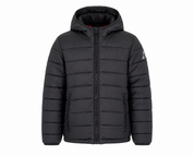  Next Kids Black Hooded Puffer Jacket for boys aged 5–6. Warm quilted design with hood, zipper closure, and practical pockets for winter wear.
