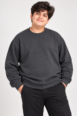 NEXT Kids Charcoal Grey Crew Neck Sweatshirt