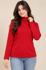 NEXT Knitwear Women Red Roll Neck Jumper