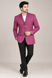  stylish Next men’s magenta tailored blazer in UK size L, featuring a smart formal design, button fastening, pockets and patterned lining. Ideal for weddings, business and special occasions.