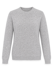   Next women’s light grey fine-knit crew neck jumper in UK size M. Soft, stylish and versatile for casual everyday layering.