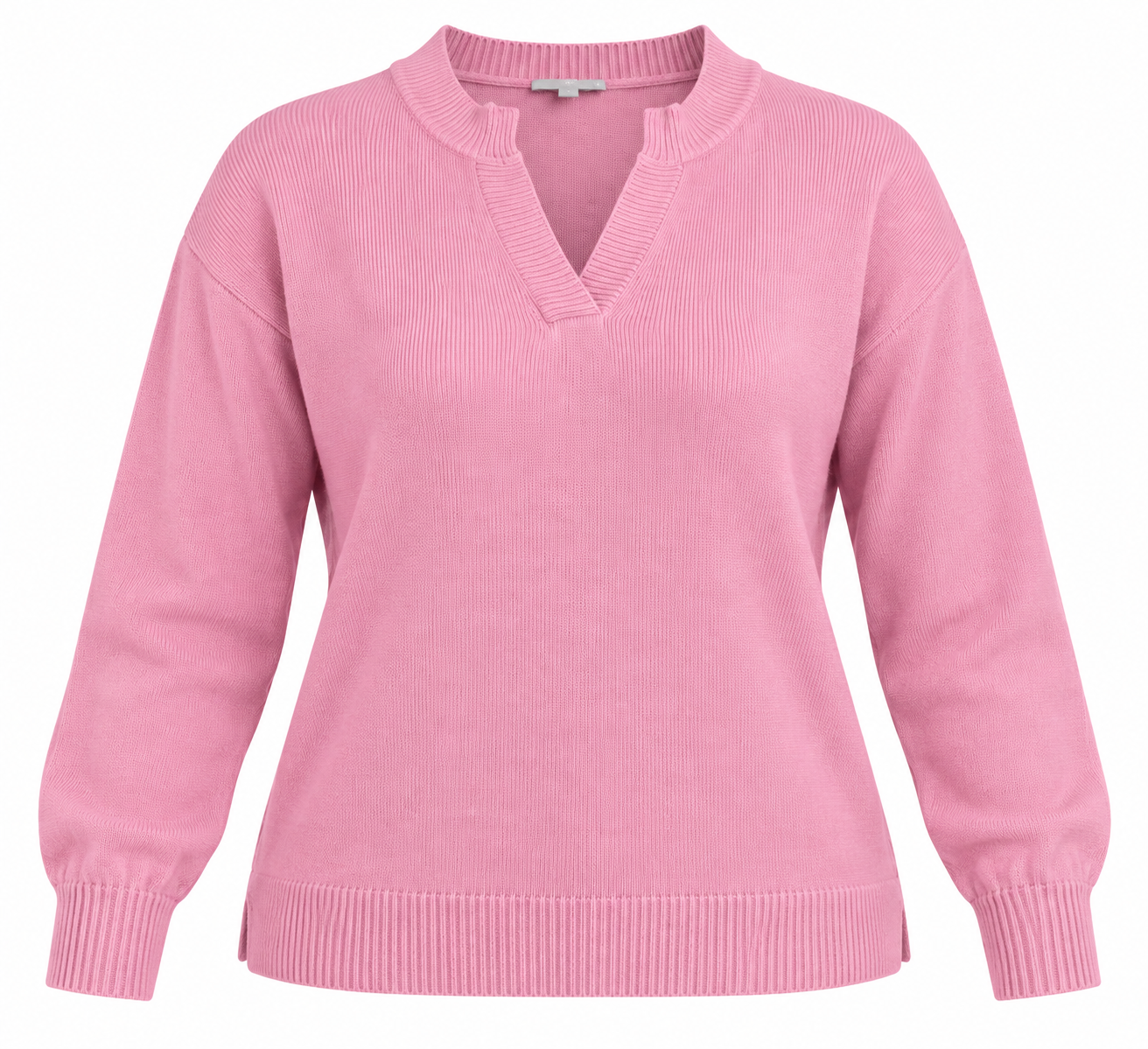 this NEXT women’s pink knitted jumper in UK Size 2XL, featuring a V-notch neckline, long sleeves and ribbed trims. Stylish and comfortable everyday wear.