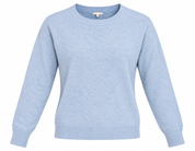 NEXT women’s light blue textured knit jumper in UK Size M. Stylish crew neck sweater with long sleeves and ribbed trims for everyday wear.