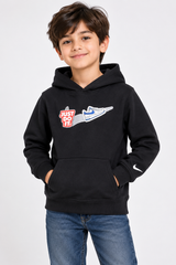 Nike Kids Black Just Do It Graphic Hoodie
