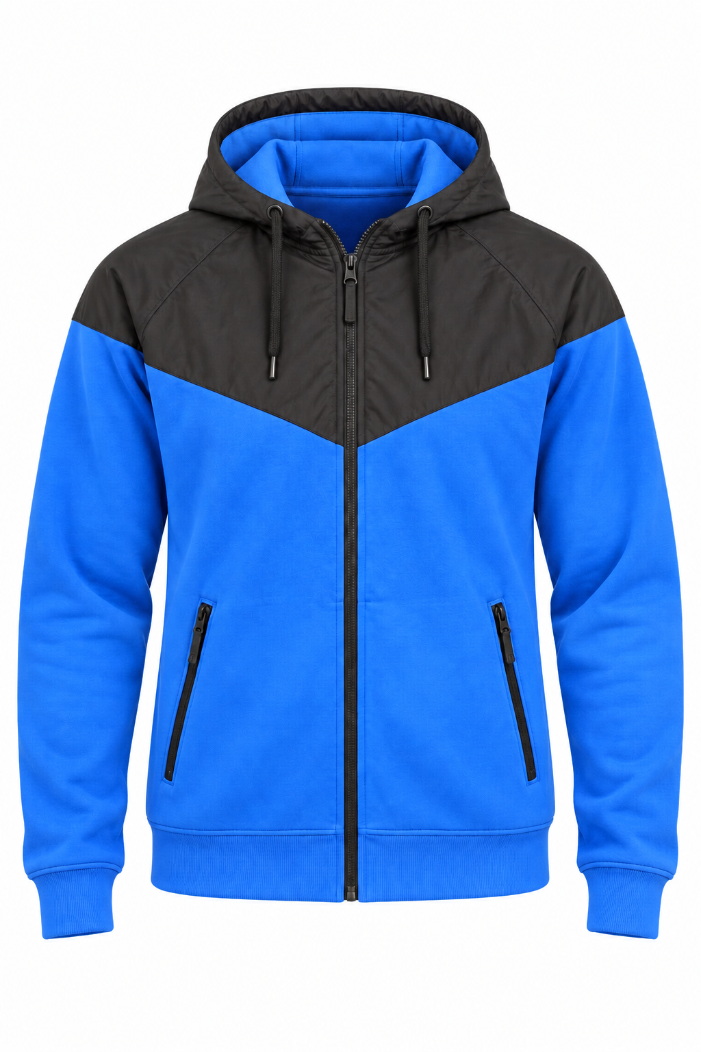 Nike Men’s Blue & Black Hooded Zip Jacket in UK XL. Stylish colour-block design with hood, full zip and zipped pockets. Available now at UK Customer Returns.