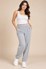 Nutmeg Women Light Grey Joggers