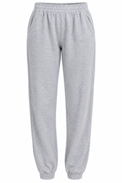  Nutmeg Women's Light Grey Joggers in UK Size 12/14. Comfortable elastic waist, relaxed fit and cuffed ankles. Stylish UK imported casual wear.