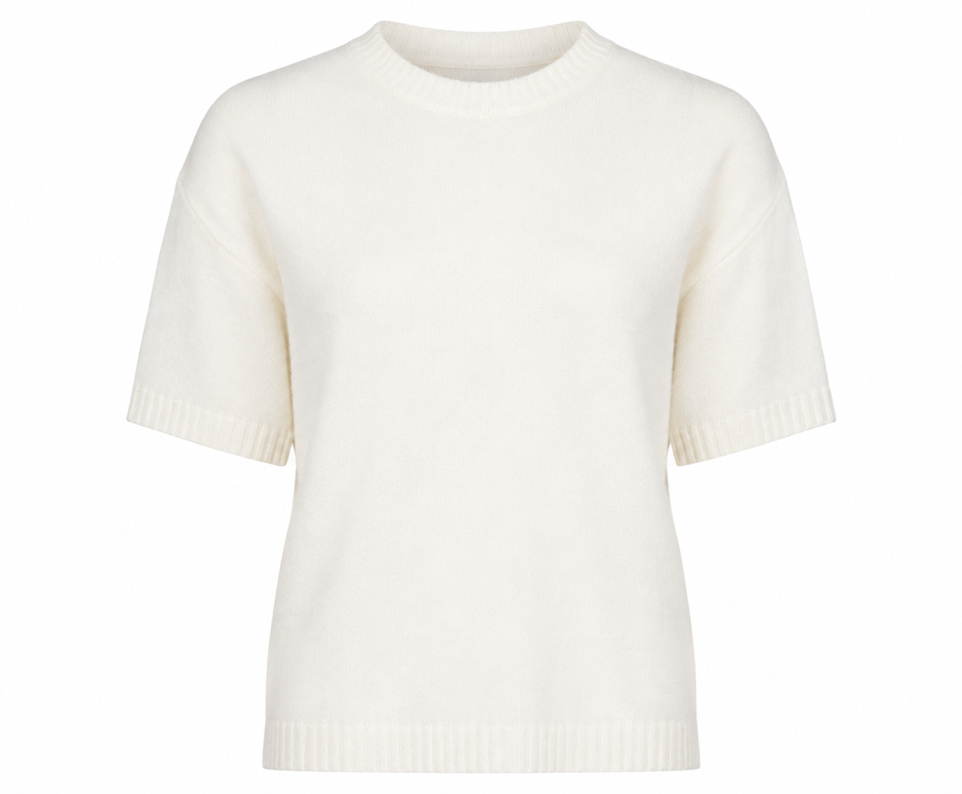  Papaya women’s cream white knit sweater in UK size 18. Stylish short-sleeve crew-neck jumper with a versatile design, perfect for casual everyday wear.