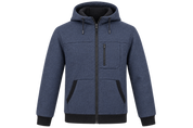  Peacocks men’s navy blue hooded zip-up jacket in UK XXL. Featuring a full zip, hood, chest pocket, hand pockets and ribbed cuffs for comfortable everyday wear.