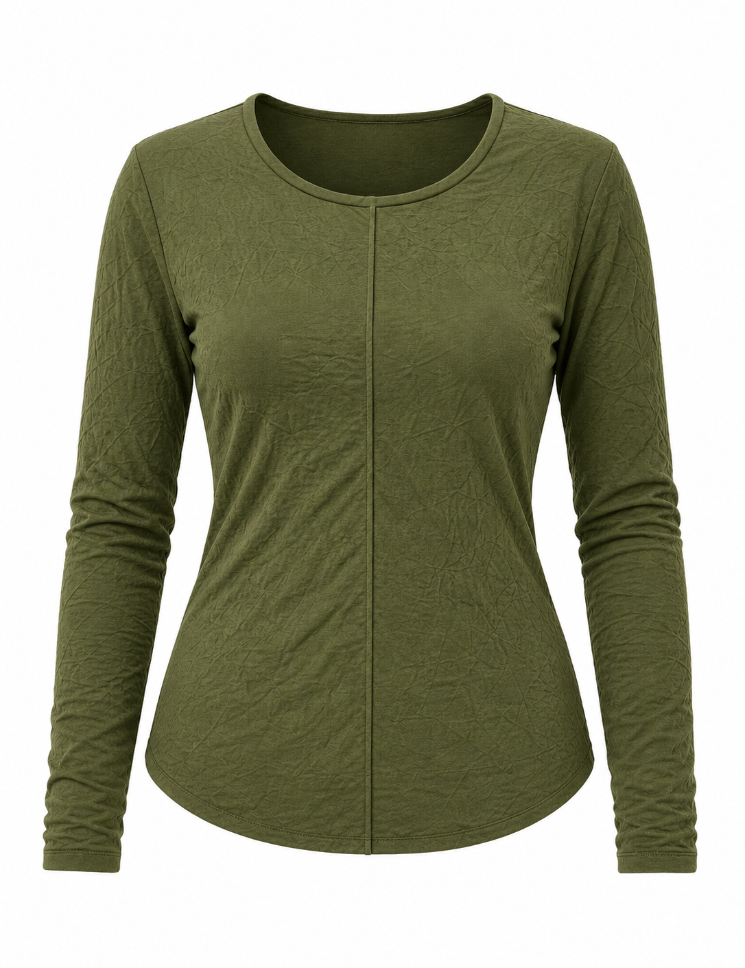  Pep&Co women’s olive green long sleeve textured top in UK Size 16. Stylish, versatile and perfect for casual or smart-casual everyday outfits.