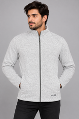 Peter Storm Men Grey Full Zip Fleece Jacket