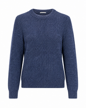  PRIMARK blue textured knit sweater for girls, UK size S. Classic crew neck, long sleeves and cosy knit design for stylish everyday wear.