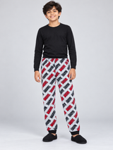 PRIMARK Boy Marvel Grey Fleece Pyjama Joggers