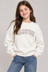 PRIMARK Girl Cream Ambition Sweatshirt