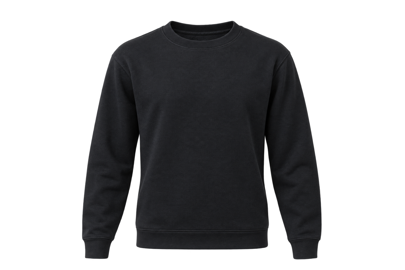  PRIMARK women’s black crew neck sweatshirt in UK Size M. A comfortable long-sleeve casual pullover with a versatile minimalist design.
