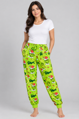 Primark Women Green Grinch Christmas Pyjama Bottoms