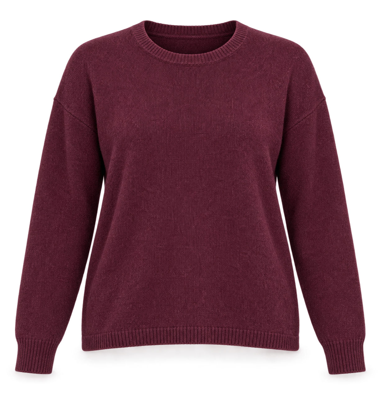   Primark women’s plum knit V-neck jumper in UK size L. Soft, stylish and perfect for everyday winter outfits.