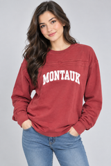 PRIMARK Women Red/Merlot Graphic Sweatshirt