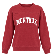  PRIMARK women’s red MONTAUK graphic sweatshirt in UK Size L. Casual long-sleeve style, comfortable fit and versatile everyday design.

