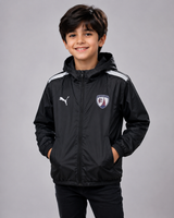 Puma Boys Black Hooded Track Jacket