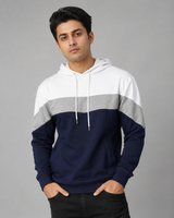 Re Served Labels Mens Colour Block Pullover Hoodie