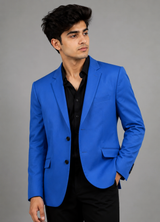 Red Eleven Men's Cobalt Blue Tailored Blazer
