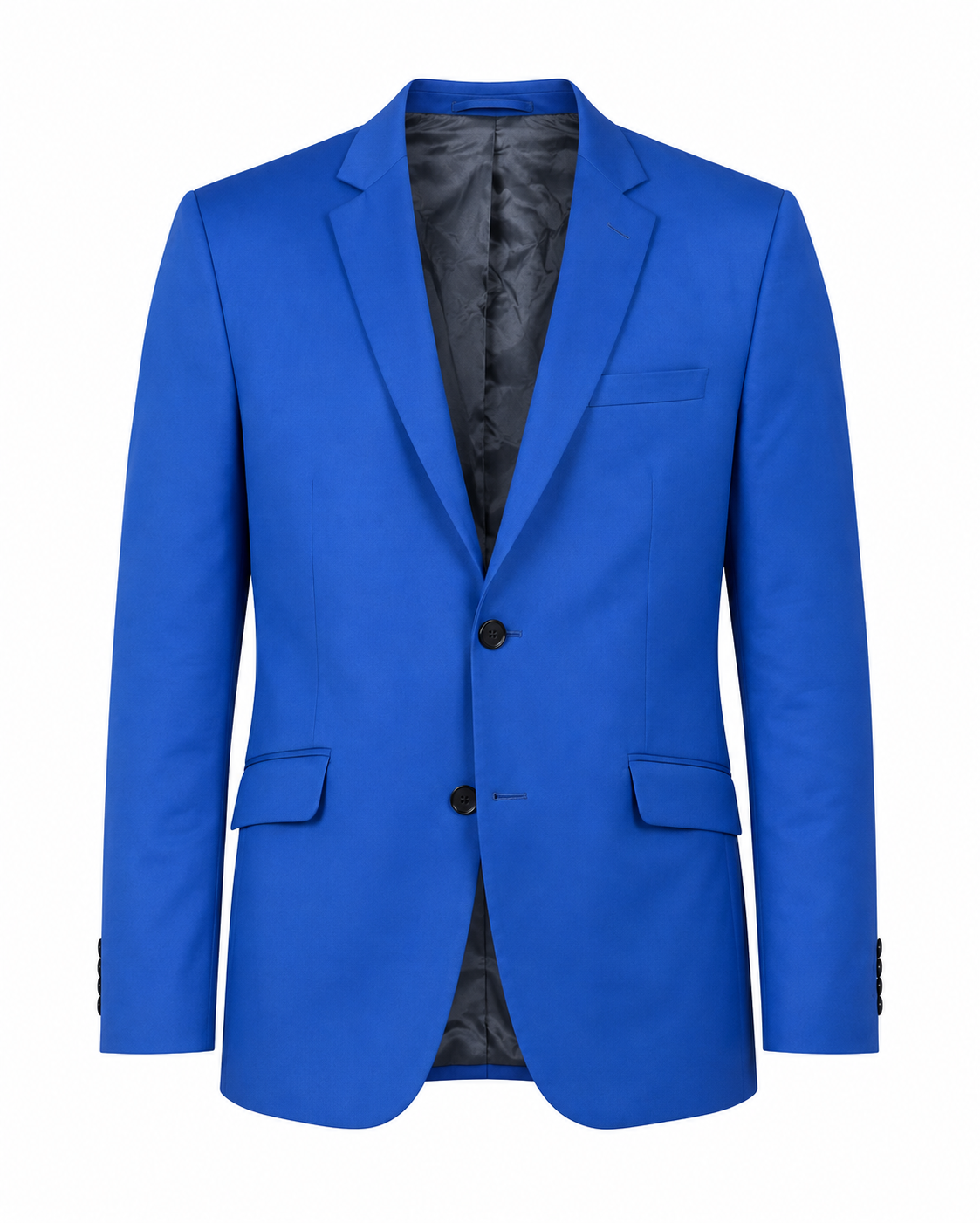  Red Eleven men's cobalt blue blazer, UK size 42. Stylish tailored fit with notch lapels, button fastening and flap pockets.
