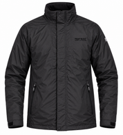 REGATTA Men’s Black Outdoor Jacket in UK Size L. Lightweight design with high collar, zipped pockets and classic outdoor styling for everyday wear.