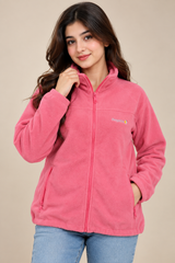 REGATTA Women Pink Full-Zip Fleece Jacket