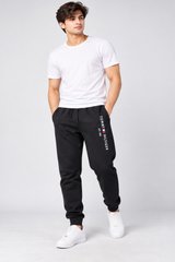 RESERVED LABELS Men Black Jogger Sweatpants