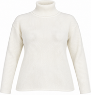 RESERVED LABELS women’s ivory ribbed turtleneck jumper in UK Size 3XL. Cozy long sleeves, roll neck and versatile winter styling.