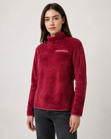 ReServed LABELS Women’s Burgundy Fleece Pullover Top