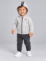 RESERVED LABLE Boys Grey Zip-Up Hoodie