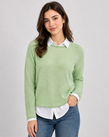 Rita Ora Womens Mint Green Soft Knit Sweater
