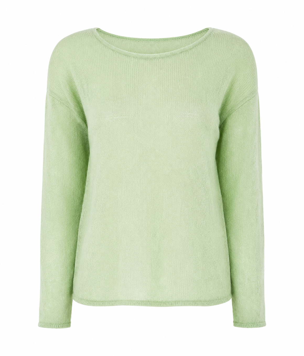  Rita Ora women's mint green knit sweater in UK Size M. Soft lightweight design, long sleeves and relaxed fit, perfect for casual everyday and layered outfits.
