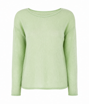  Rita Ora women's mint green knit sweater in UK Size M. Soft lightweight design, long sleeves and relaxed fit, perfect for casual everyday and layered outfits.