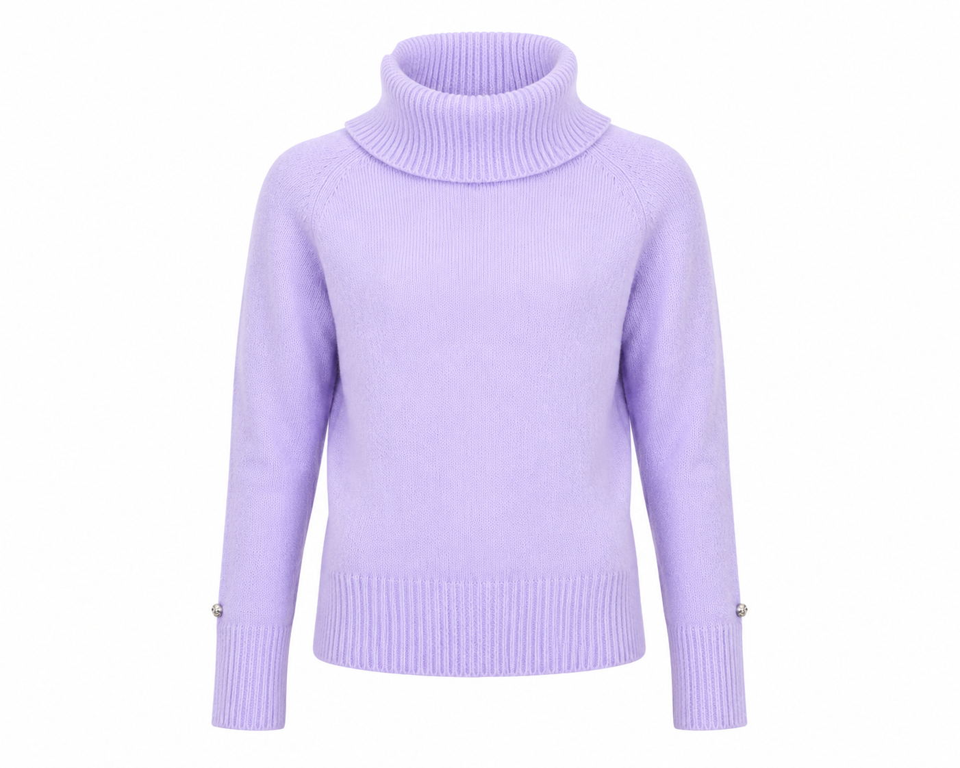  River Island Girls’ Lilac Lavender Ribbed Turtleneck Jumper in UK Size M. Soft knitted style, long sleeves and ribbed details—perfect for stylish everyday wear.