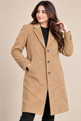 RIVER ISLAND Women Camel Longline Coat