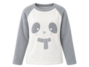  the Selena Secrets Women’s Panda Fleece Sweatshirt in UK Size L. Soft, cozy cream and grey design with a cute panda motif, perfect for casual and winter wear.