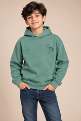 SHEIN Boy Sage Green California Hoodie