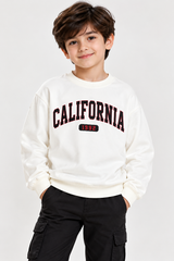 SHEIN Boys California 1992 Printed Sweatshirt