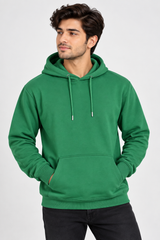 SHEIN Men Sea Green Pullover Hoodie