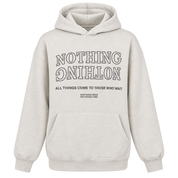  SHEIN women’s beige graphic hoodie in UK Size M. Casual pullover design with statement print, hood, kangaroo pocket and comfortable relaxed fit.